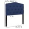 Flash Furniture Cambridge Headboard, Twin Size, Navy Fbrc HG-HB1708-T-N-GG - alternate 8